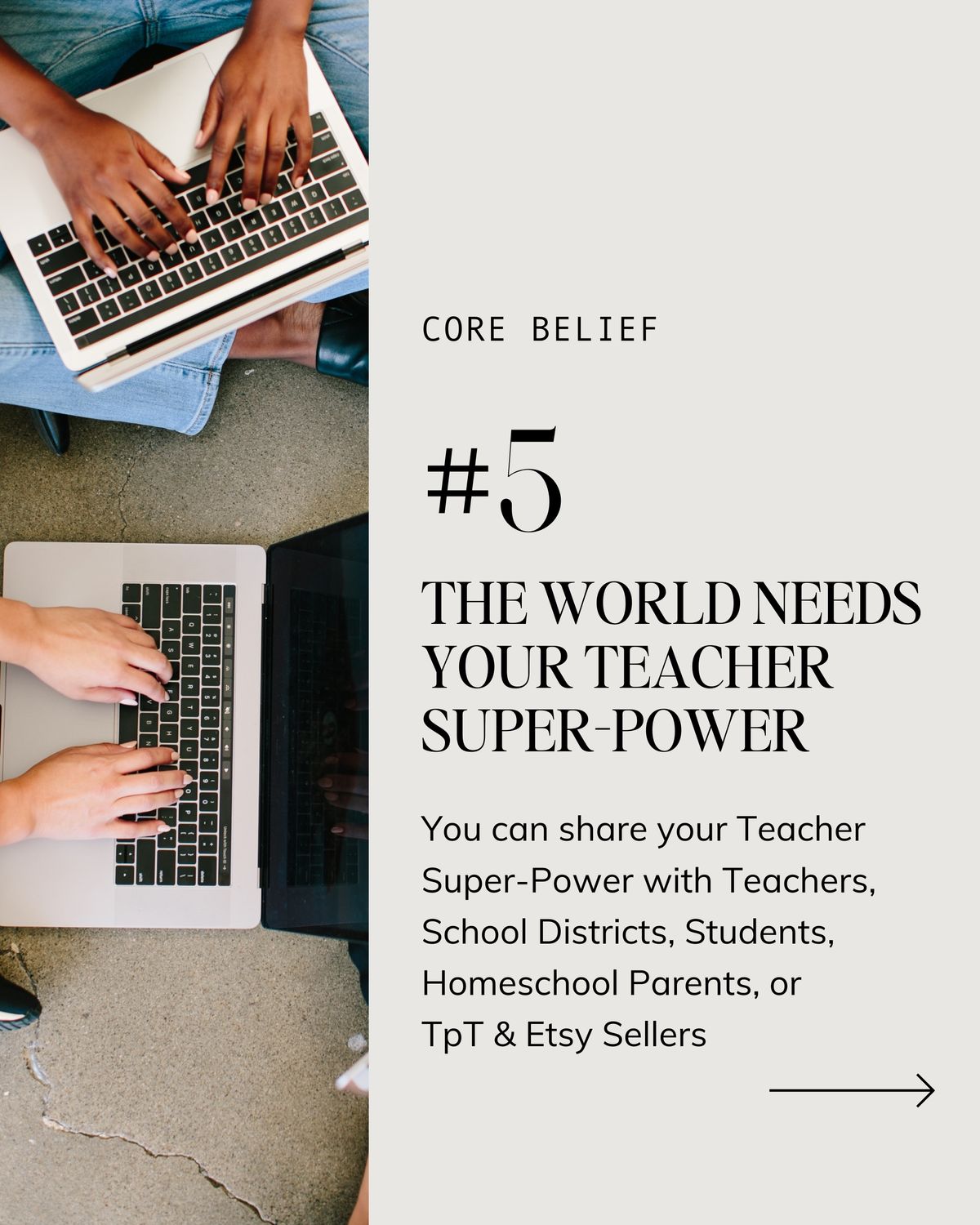 The World needs your superpower